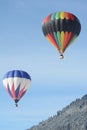 Balloon Festival Chateau DOex 2014 Royalty Free Stock Photo