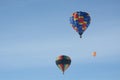 Balloon Festival Chateau DOex 2014 Royalty Free Stock Photo