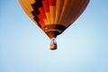 Balloon in the field. Preparing for flight Royalty Free Stock Photo