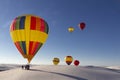Balloon Fiesta on White Sands National Monumentnin Alamogordo,New Mexico