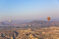 The balloon flight, the great tourist attraction of Cappadocia