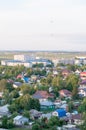 Balloon flights over the city