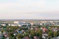 Balloon flights over the city