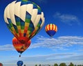 Morning launch of hot-air balloons.