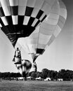 Balloon liftoff in Louisville, Kentucky Royalty Free Stock Photo