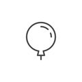 Balloon outline icon