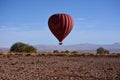 Balloon over Atacama desert in Chile Royalty Free Stock Photo