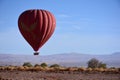 Balloon over Atacama desert in Chile Royalty Free Stock Photo