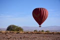Balloon over Atacama desert in Chile Royalty Free Stock Photo