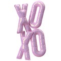 Balloon Pink 3D Xoxo