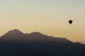 Balloon ride at sunrise in Atacama Desert, Chile Royalty Free Stock Photo