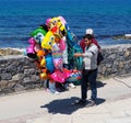 Balloon Seller In Heraklion Crete Greece