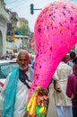 Balloon seller