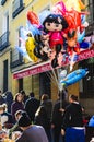 Balloon sellers in Madrid