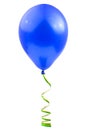 Balloon and streamer Royalty Free Stock Photo