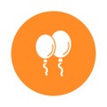 Balloon Vector icon which can easily modify or edit