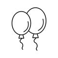 Balloon Vector icon which can easily modify or edit