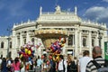 Balloon vendor in front of the Hofburgtheater