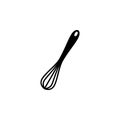 Balloon whisk icon vector illustration Royalty Free Stock Photo