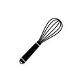 Balloon whisk for mixing and whisking flat vector icon for cooking apps and websites. Royalty Free Stock Photo