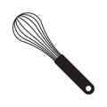 Balloon whisk for mixing and whisking flat vector icon for cooking apps and websites. Royalty Free Stock Photo