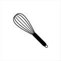 Balloon whisk for mixing and whisking vector icon for graphic design, logo, web site, social media, mobile app, ui illustration Royalty Free Stock Photo