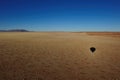 Ballooning over the Namib Desert (Namibia) Royalty Free Stock Photo