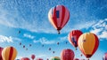 Balloons Aloft National Cherries Jubilee Day Delight.AI Generated Royalty Free Stock Photo