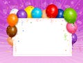 Balloons background