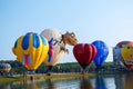 Balloons,Balloons in sky ,Balloon Festival,Singhapark International Balloon Fiesta 2017,Chiang Rai, Thailand