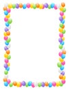 Balloons border / frame