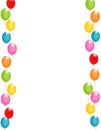 Balloons border / frame