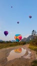 Balloons floating Royalty Free Stock Photo