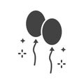 Balloons Icon Image.