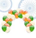 Balloons in National Tricolor
