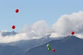 Balloons over the Alps