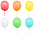 Balloons Singles Royalty Free Stock Photo