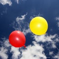 Balloons on the sky