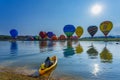 Balloons in sky ,Balloon Festival,Singhapark International Balloon Fiesta 2017.