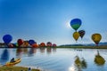 Balloons in sky ,Balloon Festival,Singhapark International Balloon Fiesta 2017.