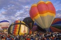 Balloons take to the air at the Albuquerque International Balloon Fiesta in New Mexico