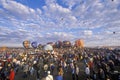 Balloons take to the air at the Albuquerque International Balloon Fiesta in New Mexico