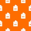 Ballot box pattern seamless