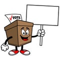Ballot Box With Sign