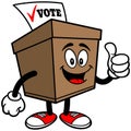 Ballot Box with Thumbs Up