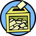 Ballot box vector illustration