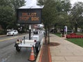 Ballot Drop Box Sign, Rutherford, NJ, USA