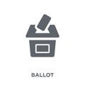 Ballot icon from collection.