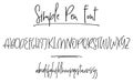 Ballpen lettering vector alphabet