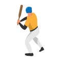 Ballplayer With Bat Composition